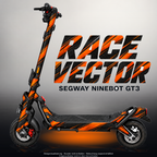 SEGWAY NINEBOT GT3 SKIN | RACE VECTOR – Designvisualisierung mit Licht in der Skinfarbe; Scooter nicht enthalten, Beleuchtung separat erhältlich