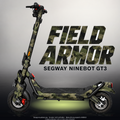 SEGWAY NINEBOT GT3 SKIN | FIELD ARMOR – Designvisualisierung mit Licht in der Skinfarbe; Scooter nicht enthalten, Beleuchtung separat erhältlich
