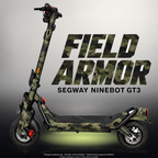 SEGWAY NINEBOT GT3 SKIN | FIELD ARMOR – Designvisualisierung mit Licht in der Skinfarbe; Scooter nicht enthalten, Beleuchtung separat erhältlich