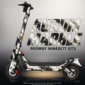 SEGWAY NINEBOT GT3 SKIN | AURUM MARBLE – Designvisualisierung mit Licht in der Skinfarbe; Scooter nicht enthalten, Beleuchtung separat erhältlich