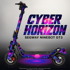 SEGWAY NINEBOT GT3 SKIN | CYBER HORIZON – Designvisualisierung mit Licht in der Skinfarbe; Scooter nicht enthalten, Beleuchtung separat erhältlich
