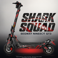 SEGWAY NINEBOT GT3 SKIN | SHARK SQUAD – Designvisualisierung mit Licht in der Skinfarbe; Scooter nicht enthalten, Beleuchtung separat erhältlich