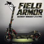 SEGWAY NINEBOT ZT3 PRO / ZT3 PRO D SKIN | FIELD ARMOR – Studiofoto mit Licht in der Skinfarbe; Scooter und Beleuchtung separat erhältlich
