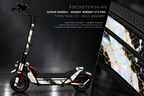SEGWAY NINEBOT ZT3 PRO / ZT3 PRO D SKIN | AURUM MARBLE – Holo-Effekt simuliert; +24,99 EUR Aufpreis. Digitale Materialsimulation, keine physische Druckprobe. Nur Body-Skin; Trittbrett und Felgenaufkleber separat; Scooter nicht enthalten.