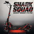 SEGWAY NINEBOT ZT3 PRO / ZT3 PRO D SKIN | SHARK SQUAD – Studiofoto mit Licht in der Skinfarbe; Scooter und Beleuchtung separat erhältlich