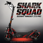 SEGWAY NINEBOT ZT3 PRO / ZT3 PRO D SKIN | SHARK SQUAD – Studiofoto mit Licht in der Skinfarbe; Scooter und Beleuchtung separat erhältlich