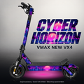 VMAX NEW VX4 SKIN | CYBER HORIZON – Studiofoto mit Licht in der Skinfarbe; Scooter und Beleuchtung separat erhältlich
