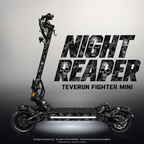 TEVERUN FIGHTER MINI / PRO SKIN | NIGHT REAPER – Studiofoto mit Licht in der Skinfarbe; Scooter und Beleuchtung separat erhältlich