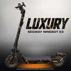 SEGWAY NINEBOT E3 / E3 PRO SKIN | LUXURY – Studiofoto mit Licht in der Skinfarbe; Scooter und Beleuchtung separat erhältlich