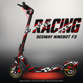 SEGWAY NINEBOT F3 / F3 PRO SKIN | RACING – Studiofoto mit Licht in der Skinfarbe; Scooter und Beleuchtung separat erhältlich