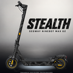 SEGWAY NINEBOT G2 MAX SKIN | STEALTH – Studiofoto mit Licht in der Skinfarbe; Scooter und Beleuchtung separat erhältlich