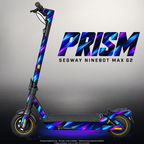 SEGWAY NINEBOT G2 MAX SKIN | PRISM – Designvisualisierung mit Licht in der Skinfarbe; Scooter nicht enthalten, Beleuchtung separat erhältlich