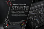 SEGWAY NINEBOT G3 / G3 D / G3 E SKIN | STEALTH – Holo-Effekt simuliert; +24,99 EUR Aufpreis. Digitale Materialsimulation, keine physische Druckprobe. Nur Body-Skin; Trittbrett und Felgenaufkleber separat; Scooter nicht enthalten.