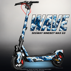 SEGWAY NINEBOT G3 / G3 D / G3 E SKIN | WAVE – Designvisualisierung mit Licht in der Skinfarbe; Scooter nicht enthalten, Beleuchtung separat erhältlich