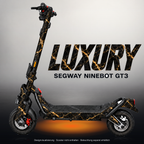 SEGWAY NINEBOT GT3 SKIN | LUXURY – Studiofoto mit Licht in der Skinfarbe; Scooter und Beleuchtung separat erhältlich