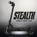 VMAX NEW VX4 SKIN | STEALTH – Studiofoto mit Licht in der Skinfarbe; Scooter und Beleuchtung separat erhältlich