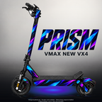 VMAX NEW VX4 SKIN | PRISM – Designvisualisierung mit Licht in der Skinfarbe; Scooter nicht enthalten, Beleuchtung separat erhältlich