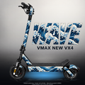 VMAX NEW VX4 SKIN | WAVE – Designvisualisierung mit Licht in der Skinfarbe; Scooter nicht enthalten, Beleuchtung separat erhältlich