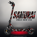 VMAX NEW VX4 SKIN | SAMURAI – Designvisualisierung mit Licht in der Skinfarbe; Scooter nicht enthalten, Beleuchtung separat erhältlich
