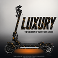 TEVERUN FIGHTER MINI / PRO SKIN | LUXURY – Designvisualisierung mit Licht in der Skinfarbe; Scooter nicht enthalten, Beleuchtung separat erhältlich