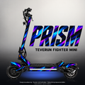 TEVERUN FIGHTER MINI / PRO SKIN | PRISM – Designvisualisierung mit Licht in der Skinfarbe; Scooter nicht enthalten, Beleuchtung separat erhältlich