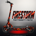 TRITTBRETT FRITZ SKIN | FIRESTORM – Designvisualisierung mit Licht in der Skinfarbe; Scooter nicht enthalten, Beleuchtung separat erhältlich