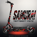 TRITTBRETT FRITZ SKIN | SAMURAI – Studiofoto mit Licht in der Skinfarbe; Scooter und Beleuchtung separat erhältlich