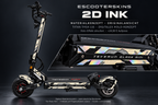 2D INK · Holo-Effekt simuliert · +24,99 € Aufpreis · Digitale Materialsimulation, keine physische Druckprobe · Trittbrett und Felgenaufkleber separat · Scooter nicht enthalten