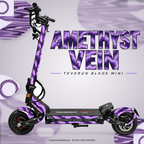 Teverun Blade Mini Skin AMETHYST VEIN – Designvorschau mit Designname