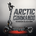 TEVERUN BLADE MINI / PRO / ULTRA SKIN | ARCTIC COMMANDO – Studiofoto mit Licht in der Skinfarbe; Scooter und Beleuchtung separat erhältlich