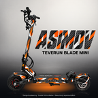 TEVERUN BLADE MINI / PRO / ULTRA SKIN | ASIMOV – Studiofoto mit Licht in der Skinfarbe; Scooter und Beleuchtung separat erhältlich