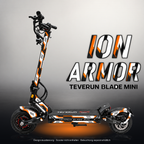 TEVERUN BLADE MINI / PRO / ULTRA SKIN | ION ARMOR – Designvisualisierung mit Licht in der Skinfarbe; Scooter nicht enthalten, Beleuchtung separat erhältlich