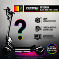 TEVERUN BLADE MINI / PRO / ULTRA SKIN | CUSTOM – Designvisualisierung mit Licht in der Skinfarbe; Scooter nicht enthalten, Beleuchtung separat erhältlich