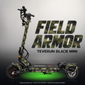 TEVERUN BLADE MINI / PRO / ULTRA SKIN | FIELD ARMOR – Studiofoto mit Licht in der Skinfarbe; Scooter und Beleuchtung separat erhältlich