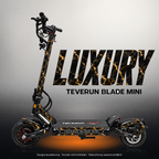 TEVERUN BLADE MINI / PRO / ULTRA SKIN | LUXURY – Studiofoto mit Licht in der Skinfarbe; Scooter und Beleuchtung separat erhältlich