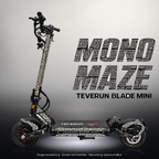 TEVERUN BLADE MINI / PRO / ULTRA SKIN | MONO MAZE – Studiofoto mit Licht in der Skinfarbe; Scooter und Beleuchtung separat erhältlich