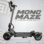 Teverun Blade Mini Skin MONO MAZE – Designvorschau mit Designname