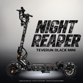 TEVERUN BLADE MINI / PRO / ULTRA SKIN | NIGHT REAPER – Studiofoto mit Licht in der Skinfarbe; Scooter und Beleuchtung separat erhältlich