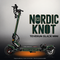 TEVERUN BLADE MINI / PRO / ULTRA SKIN | NORDIC KNOT – Studiofoto mit Licht in der Skinfarbe; Scooter und Beleuchtung separat erhältlich
