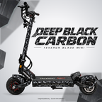 Teverun Blade Mini Skin DEEP BLACK CARBON – Designvorschau mit Designname