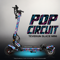 TEVERUN BLADE MINI / PRO / ULTRA SKIN | POP CIRCUIT – Designvisualisierung mit Licht in der Skinfarbe; Scooter nicht enthalten, Beleuchtung separat erhältlich