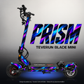 TEVERUN BLADE MINI / PRO / ULTRA SKIN | PRISM – Designvisualisierung mit Licht in der Skinfarbe; Scooter nicht enthalten, Beleuchtung separat erhältlich