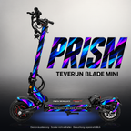 TEVERUN BLADE MINI / PRO / ULTRA SKIN | PRISM – Designvisualisierung mit Licht in der Skinfarbe; Scooter nicht enthalten, Beleuchtung separat erhältlich