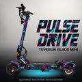 TEVERUN BLADE MINI / PRO / ULTRA SKIN | PULSE DRIVE – Designvisualisierung mit Licht in der Skinfarbe; Scooter nicht enthalten, Beleuchtung separat erhältlich