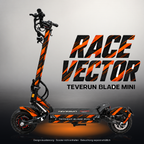 TEVERUN BLADE MINI / PRO / ULTRA SKIN | RACE VECTOR – Designvisualisierung mit Licht in der Skinfarbe; Scooter nicht enthalten, Beleuchtung separat erhältlich