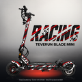 TEVERUN BLADE MINI / PRO / ULTRA SKIN | RACING – Designvisualisierung mit Licht in der Skinfarbe; Scooter nicht enthalten, Beleuchtung separat erhältlich