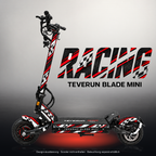 TEVERUN BLADE MINI / PRO / ULTRA SKIN | RACING – Designvisualisierung mit Licht in der Skinfarbe; Scooter nicht enthalten, Beleuchtung separat erhältlich