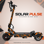 Teverun Blade Mini Skin SOLAR PULSE – Designvorschau mit Designname