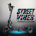 TEVERUN BLADE MINI / PRO / ULTRA SKIN | STREET VIBES – Studiofoto mit Licht in der Skinfarbe; Scooter und Beleuchtung separat erhältlich