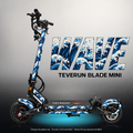 TEVERUN BLADE MINI / PRO / ULTRA SKIN | WAVE – Designvisualisierung mit Licht in der Skinfarbe; Scooter nicht enthalten, Beleuchtung separat erhältlich